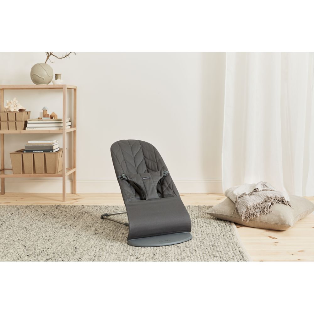 BABYBJORN - Bliss Woven Baby Bouncer - Anthracite