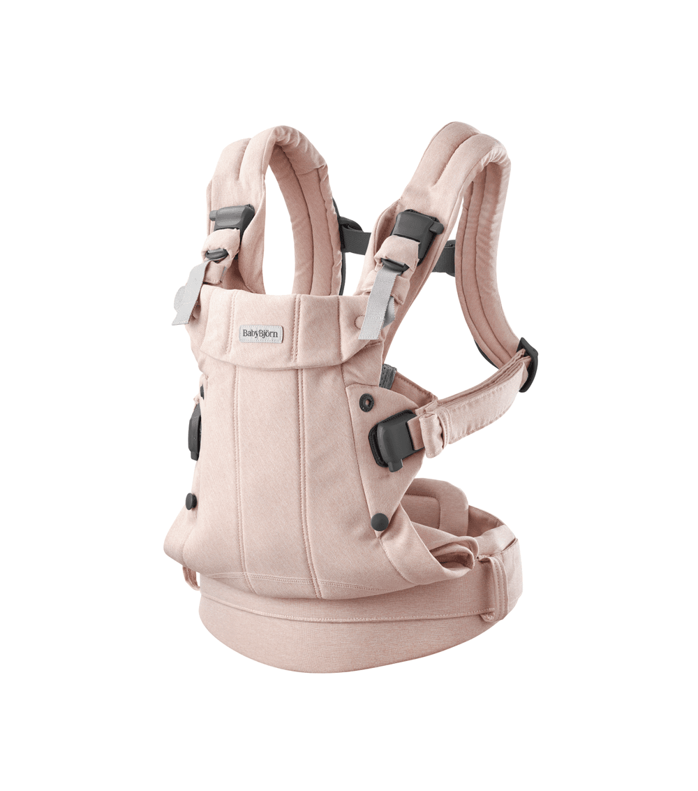 BABYBJORN - Woven Baby Carrier - Harmony - Light Pink Melange