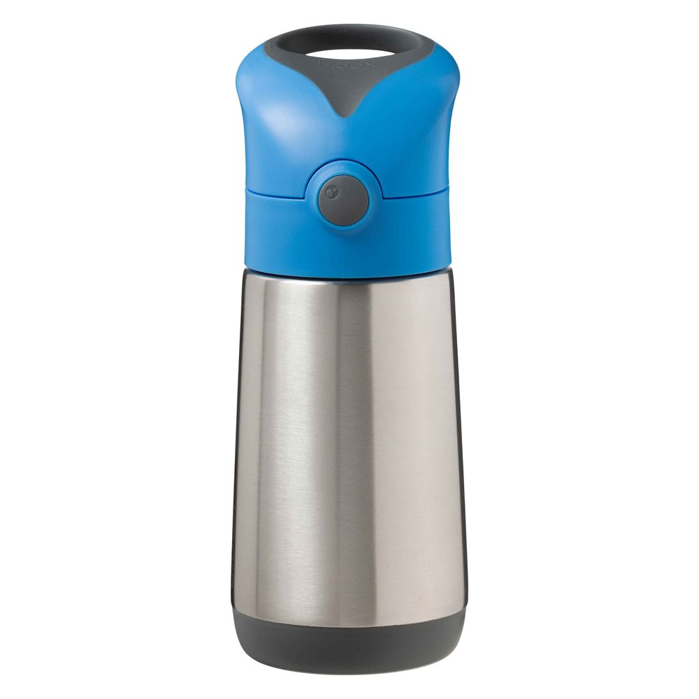 B.box - Hydratio Stainless Steel Drink Bottle - Blue Slate - 350ml