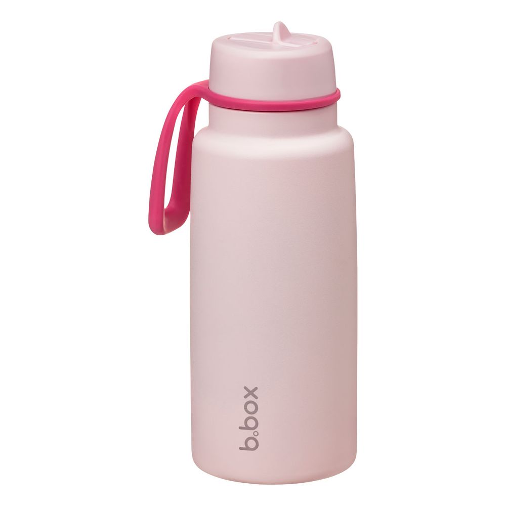 B.box - Hydratio Stainless Steel Flip Top Bottle - Pink Paradise - 1000ml