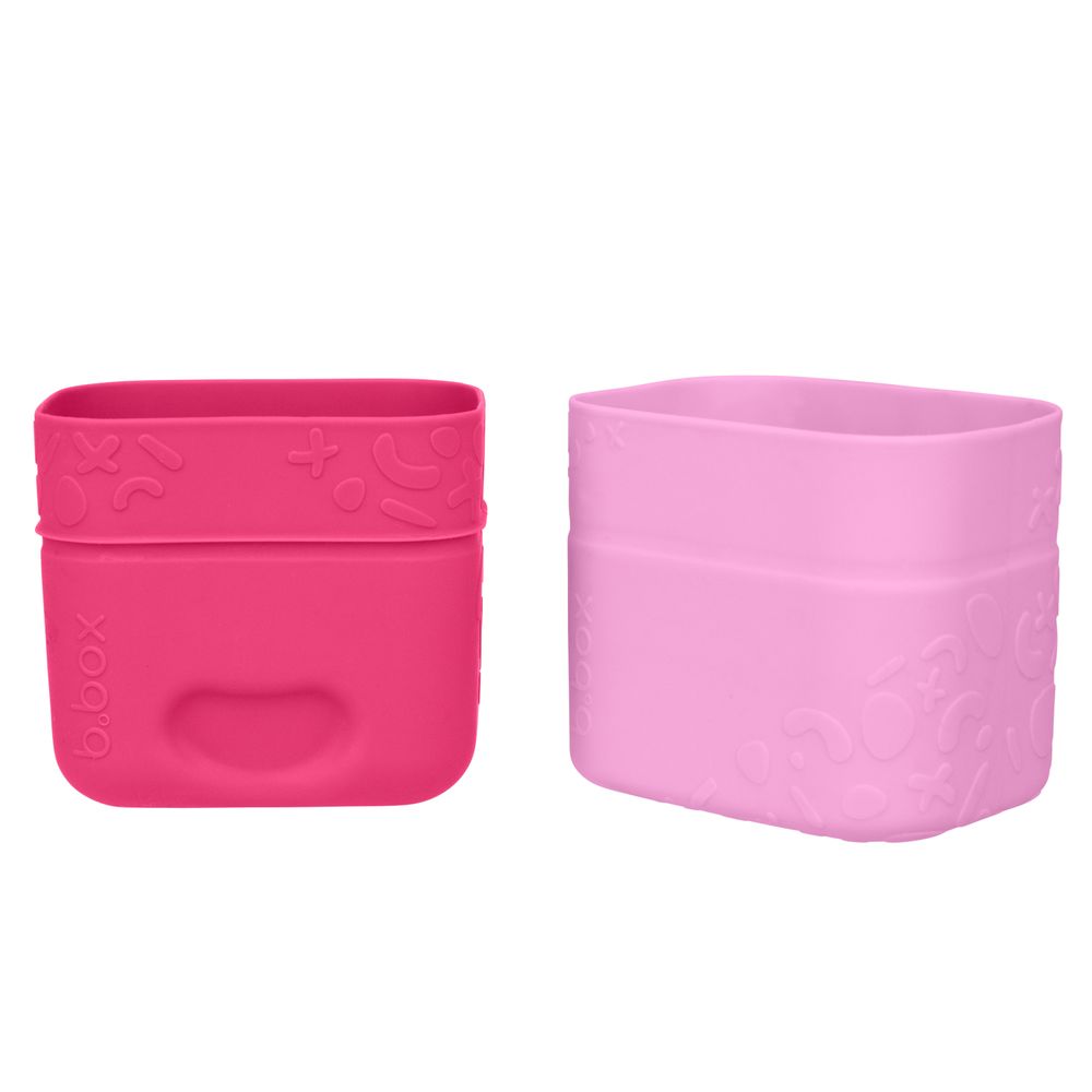 B.box - Lunch Time Silicone Snack Cups - Berry - 2pcs