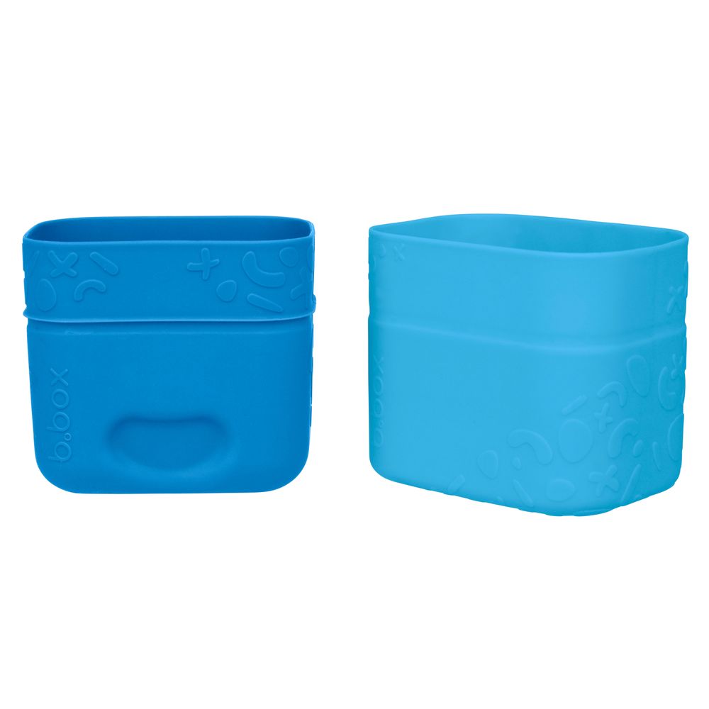 B.box - Lunch Time Silicone Snack Cups - Ocean - 2pcs
