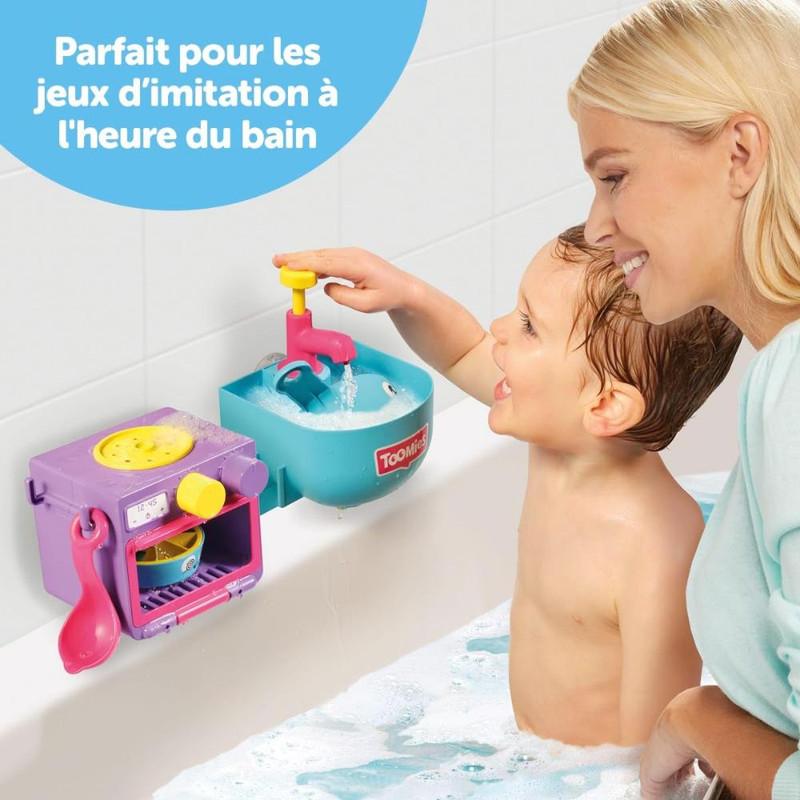 تومي توميز - مجموعة ألعاب  المطبخ للاستحمام بابل آند بيك - 18 شهر فما فوق