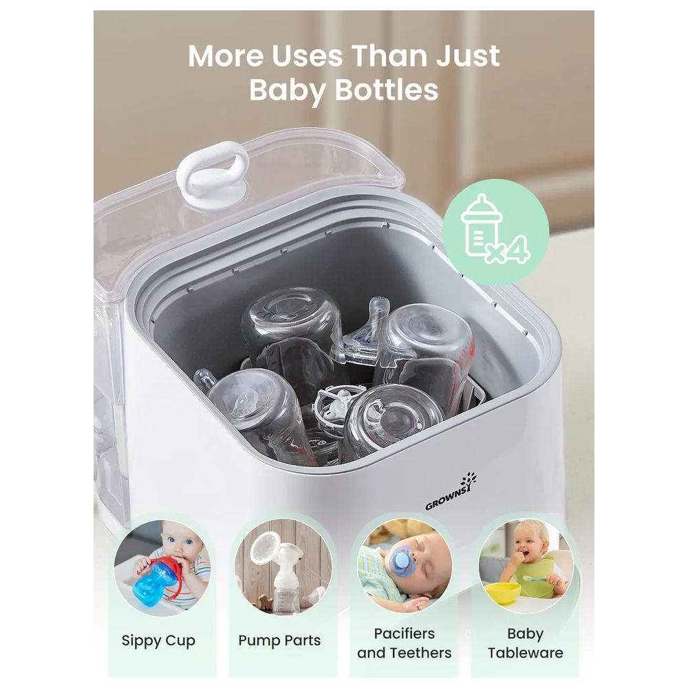Grownsy - EaseClean Bottle Washer Pro | All-in-One Bottle Washer and Sterilizer and Dryer