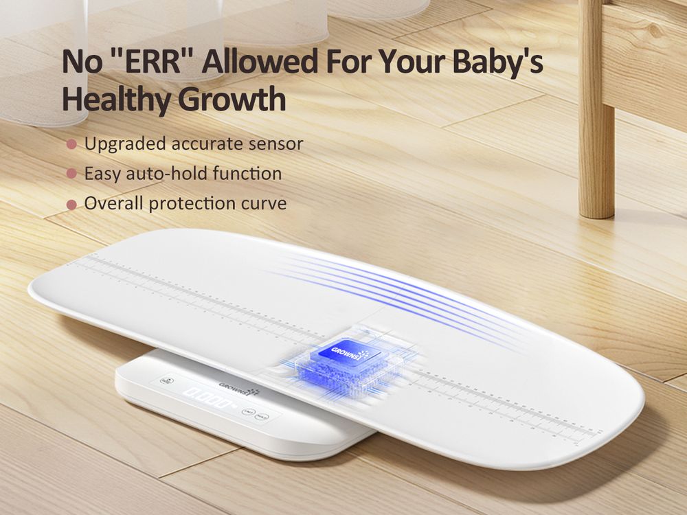 Grownsy - Multifunctional Weight Scale for Baby & Pet with Hold Function - LED Screen