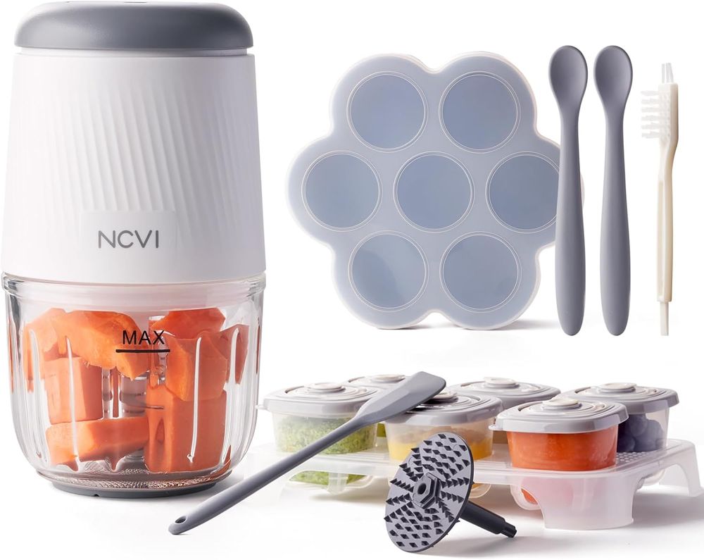NCVI - Baby Food Maker Set - Grey - 300 ml