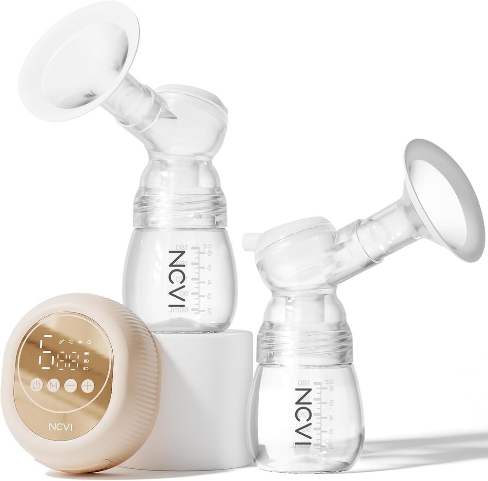 NCVI - Double Electric Breast Pump Set - Beige