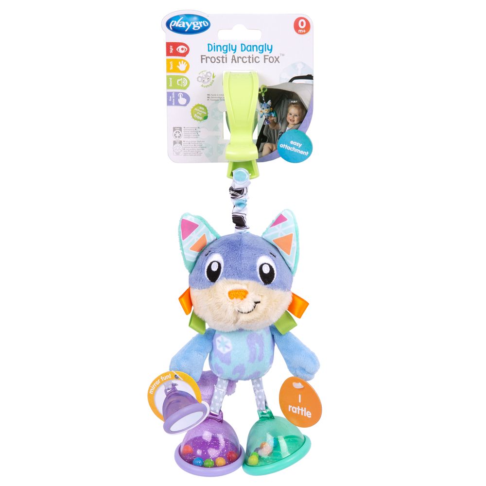 Playgro - Dingly Dangly Frosti Arctic Fox Toy