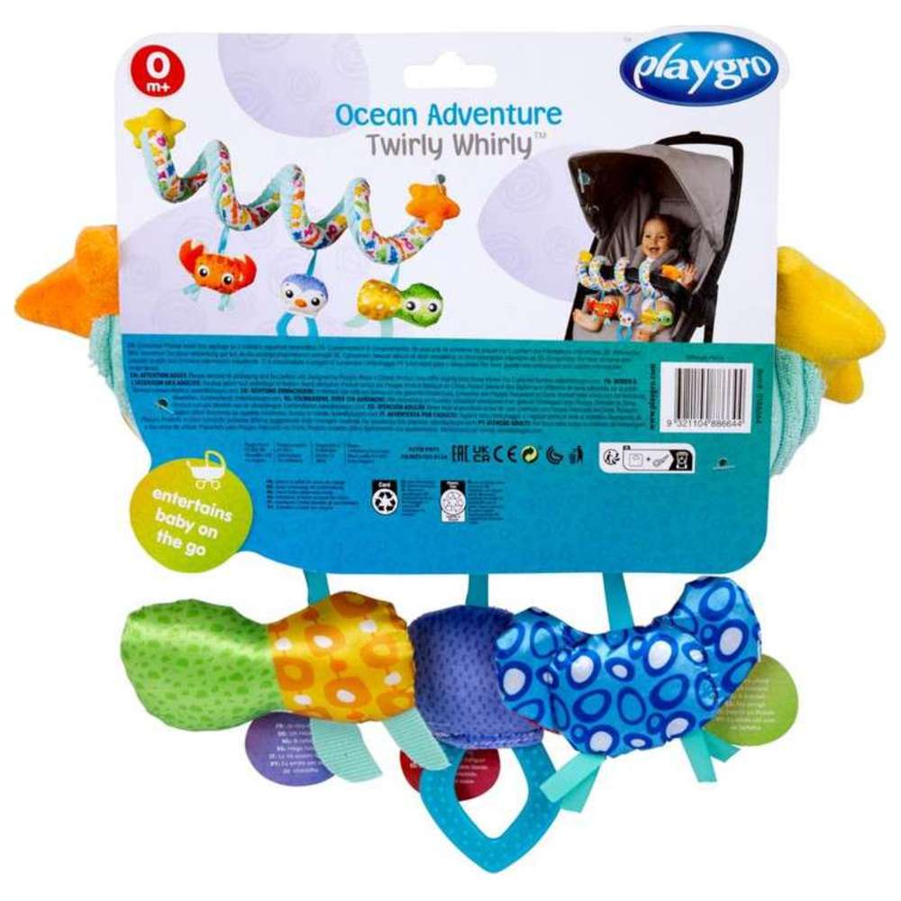 Playgro - Ocean Adventure Twirly Whirly Sensory Toy