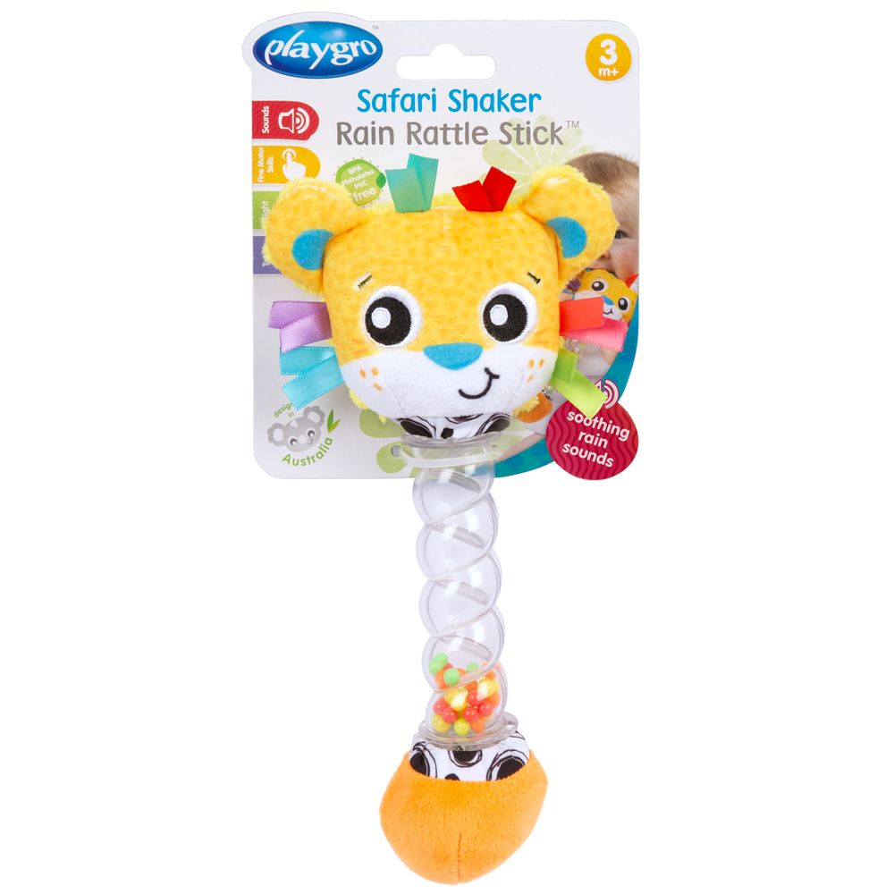 Playgro - Lion Rainmaker Rattle Stick