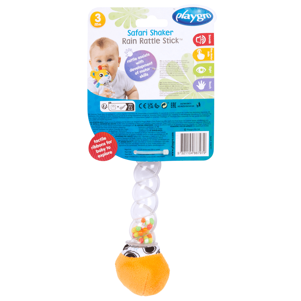 Playgro - Lion Rainmaker Rattle Stick
