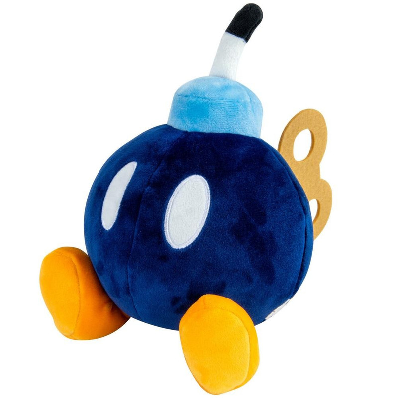 Tomy - Club Mocchi Super Mario Junior Plush Toy - Bob-Omb - 15 cm