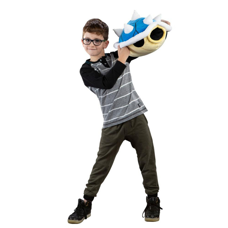 Tomy - Club Mocchi Mario Kart Mega Plush Toy - Spiny Shell - 38 cm