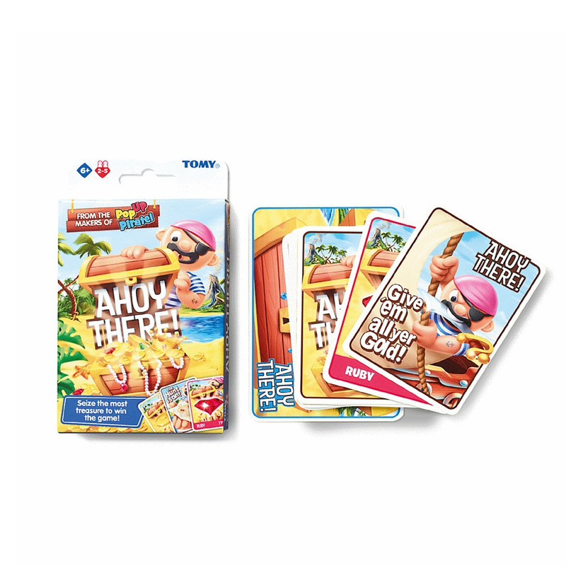 Tomy Games - Ahoy There! Card Game - Multicolor