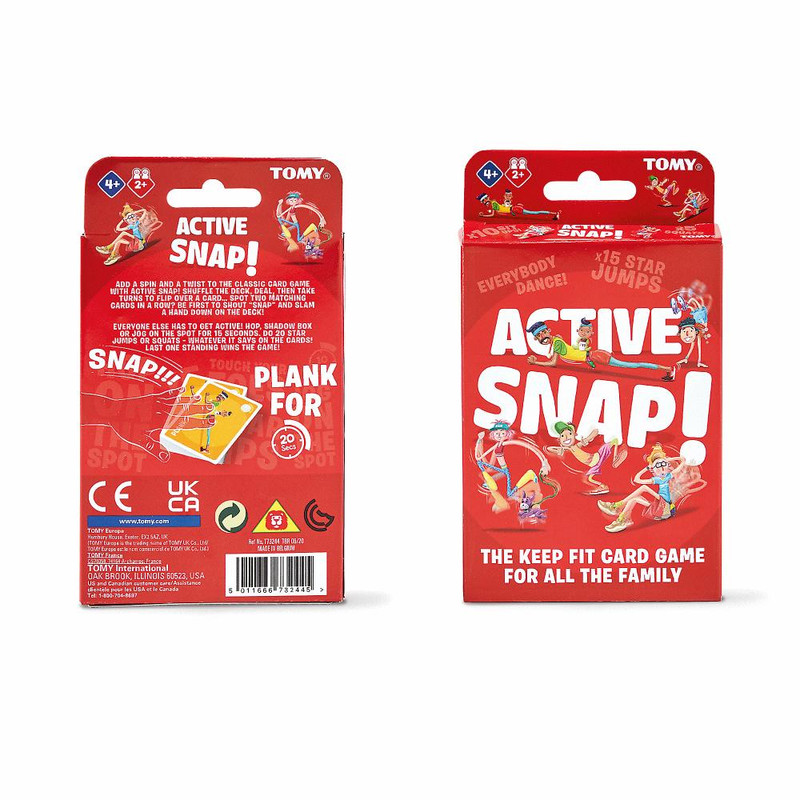 Tomy Games - Active Snap Children Action Card Game