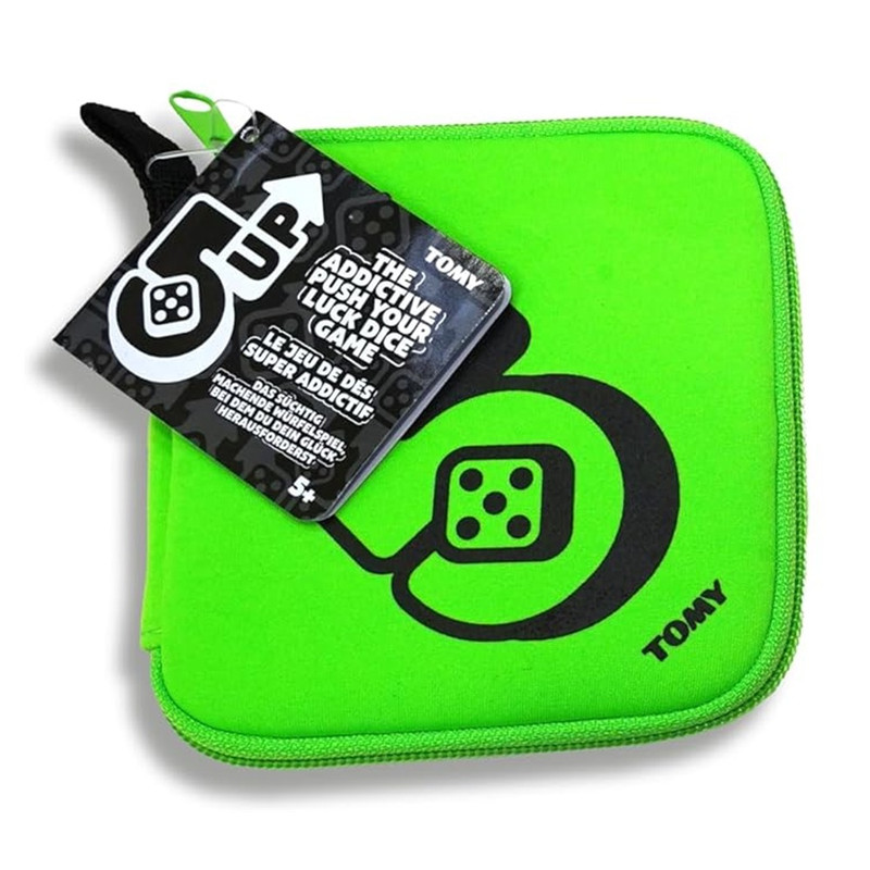 Tomy Games - 5 Up The Addictive Push Your Luck Dice Game - Color May Vary - 1 Pc