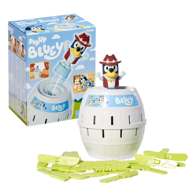 Tomy Games - Pop Up Bluey Activity Board Game - Multicolor