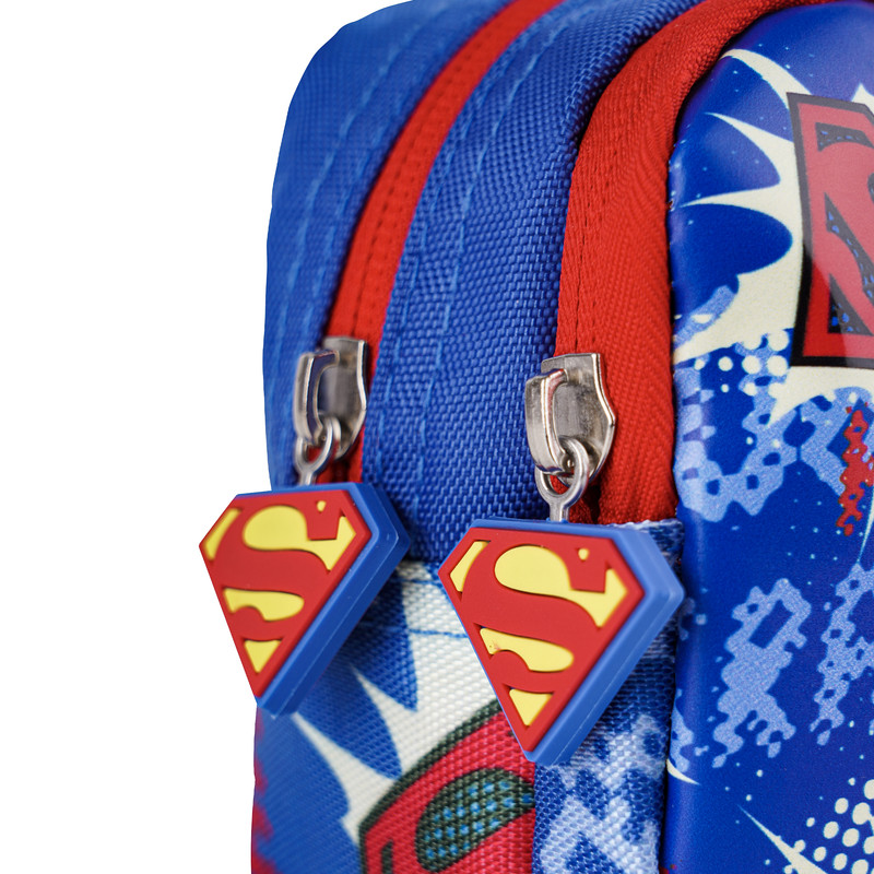 Warner Bros. - Superman Man of Tomorrow Pencil Case With 2 Compartment