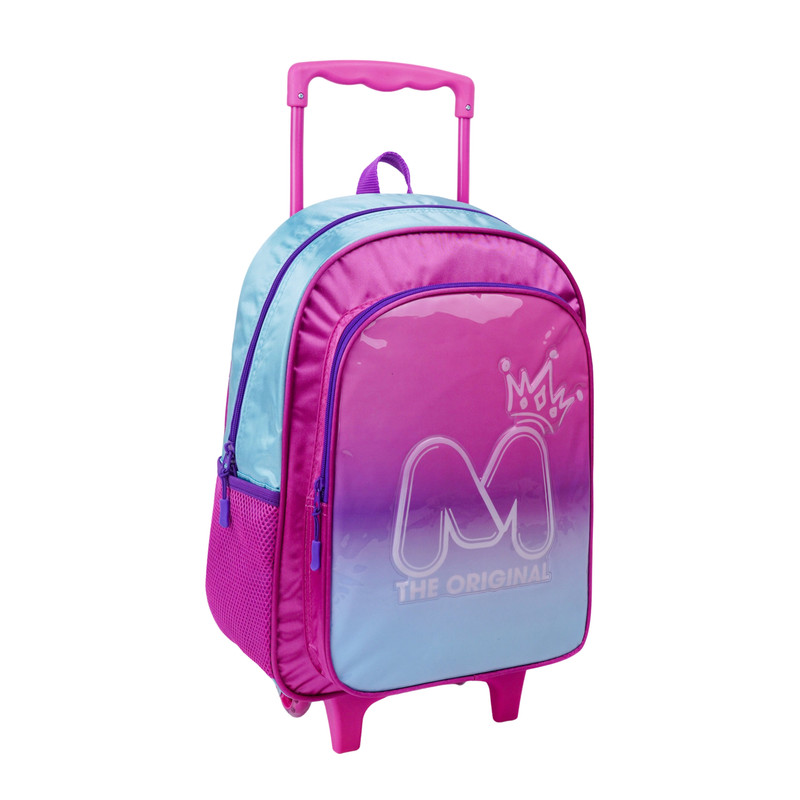 تروكير - طقم شنطة بعجلات موتو سي بي بي سي 6 5 في 1 - شنطة بعجلات 16 إنش مع شنطة غداء وزمزمية ومقلمة وصندوق طعام