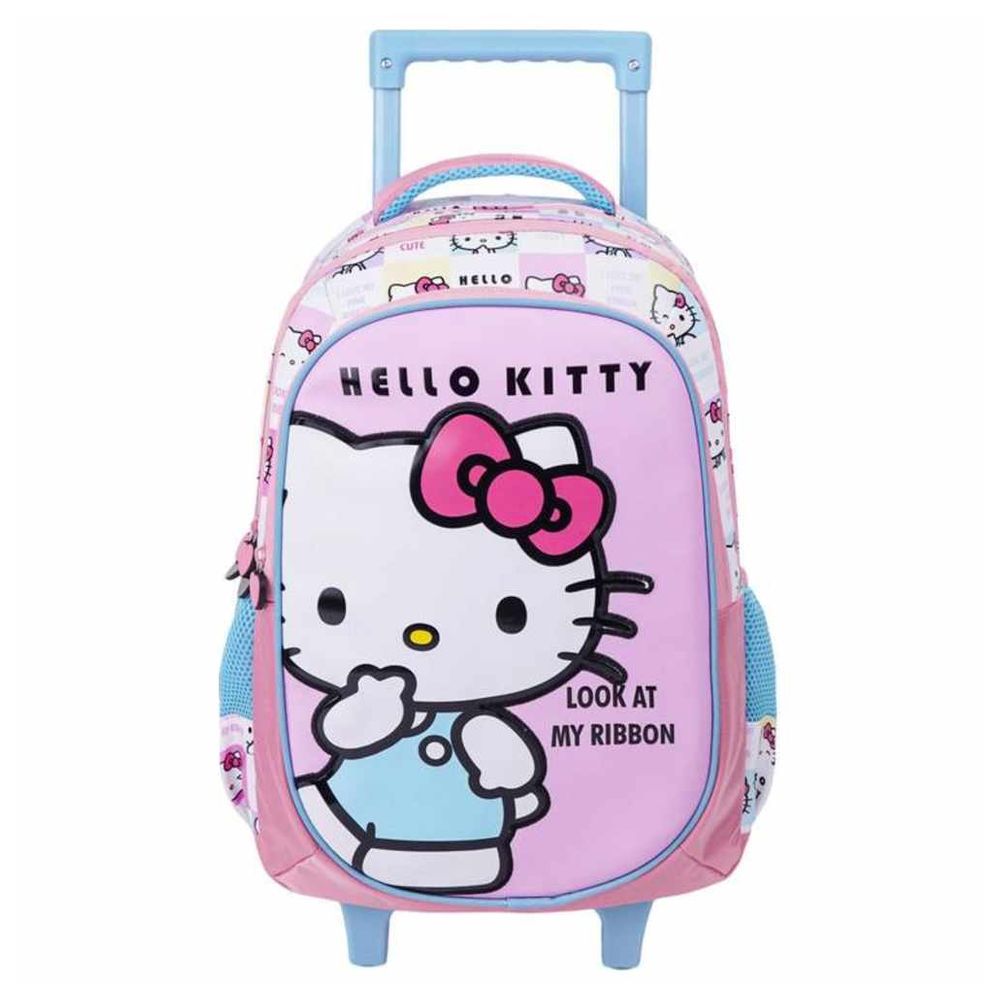 Sanrio Hello Kitty Look At My Ribbon Trolley Backpack - 16-Inch