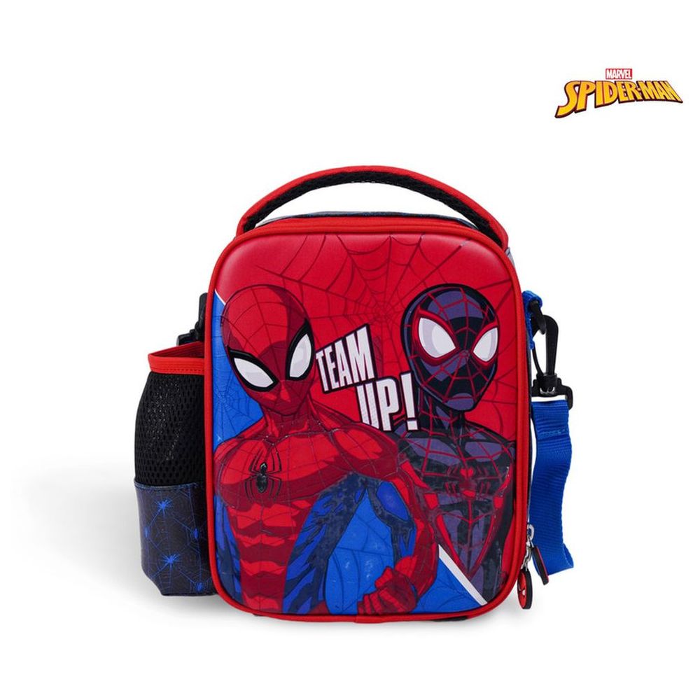 مارفل - مجموعة 3 في 1 من شنطة غداء وزمزمية ماء وصندوق غداء سبايدرمان سماش