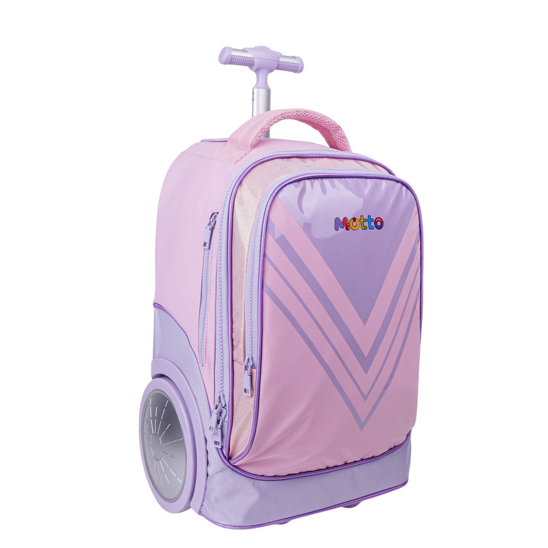 تروكير - طقم شنطة بعجلات موتو بناتي بريميوم - عدد 3