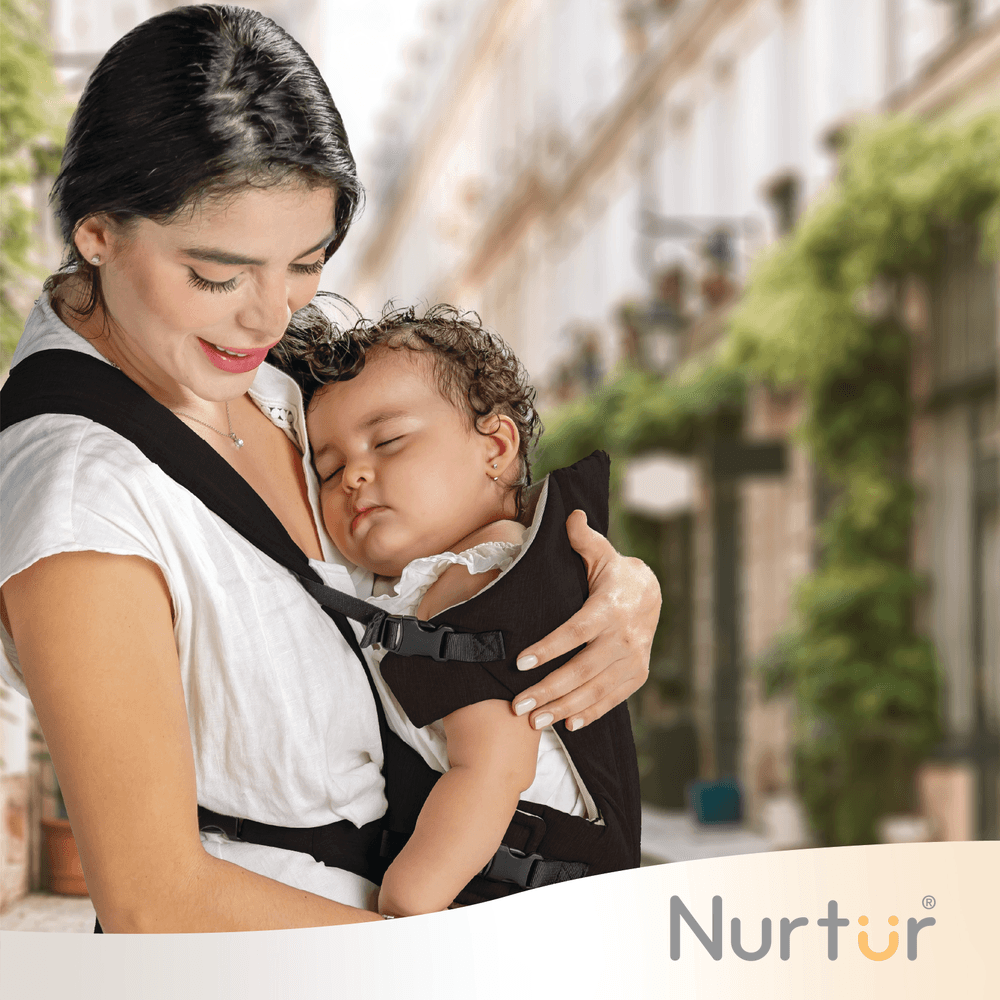 نيرتشر - حمالة الأطفال الفاخرة دوف - أسود