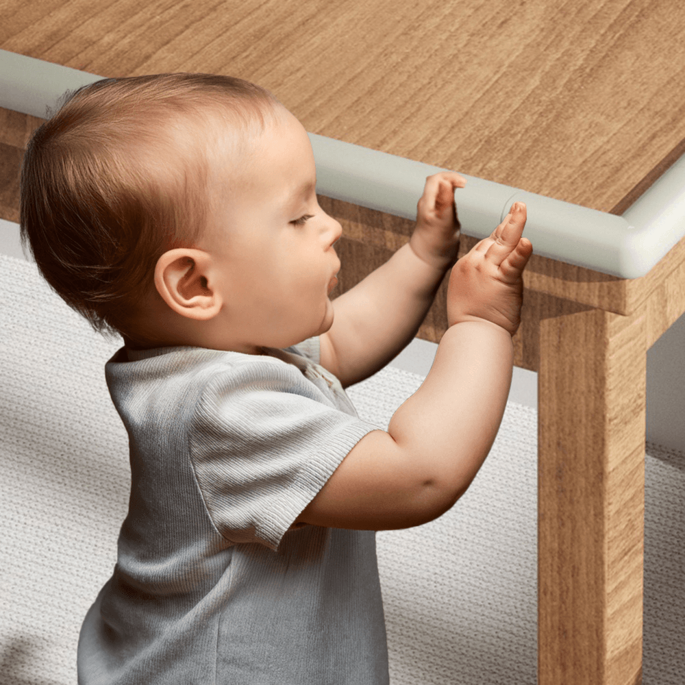 Nurtur - Safety Edge Guard - 2 m With 4 Corner Guard - Off-White