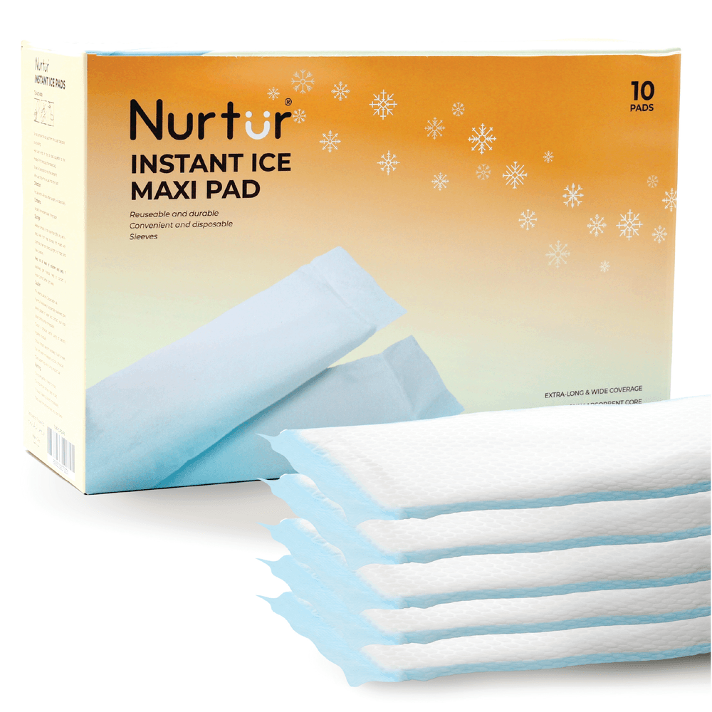 Nurtur - 2-in-1 Postpartum Ice Maxi Pads - Pack of 10