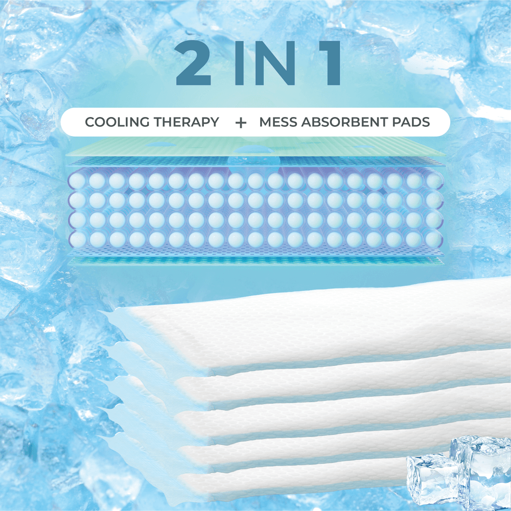 Nurtur - 2-in-1 Postpartum Ice Maxi Pads - Pack of 10