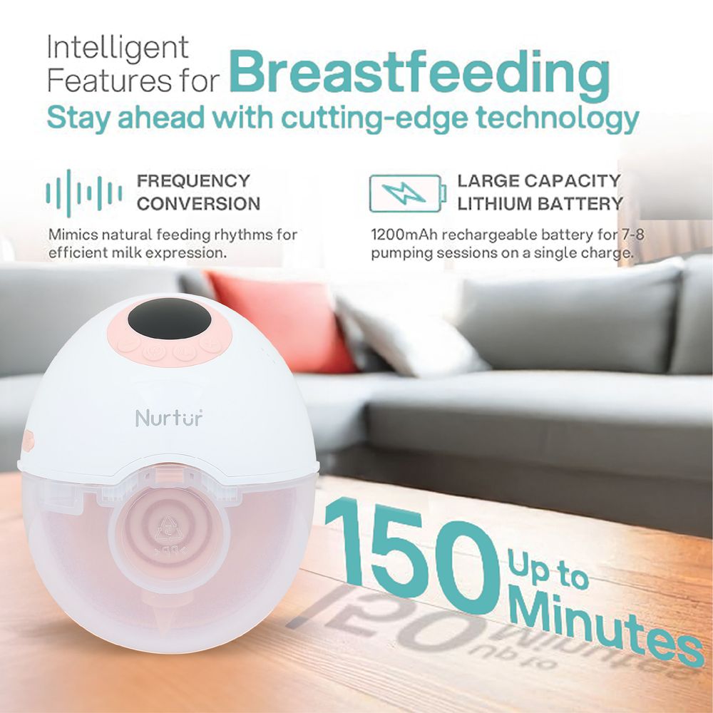 Nurtur - Double Electric Wearable Breast Pump - 150 ml