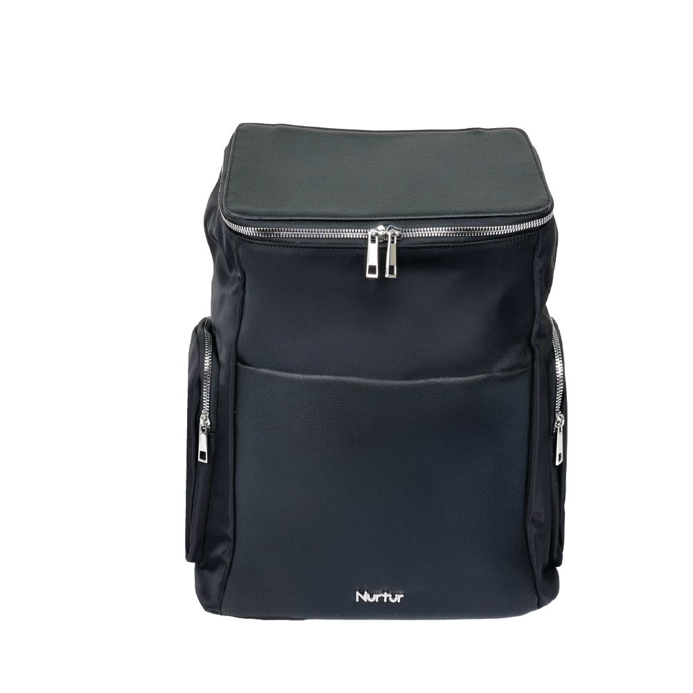 نورتشر كوزي - شنطة ظهر للحفاضات أورا - أسود