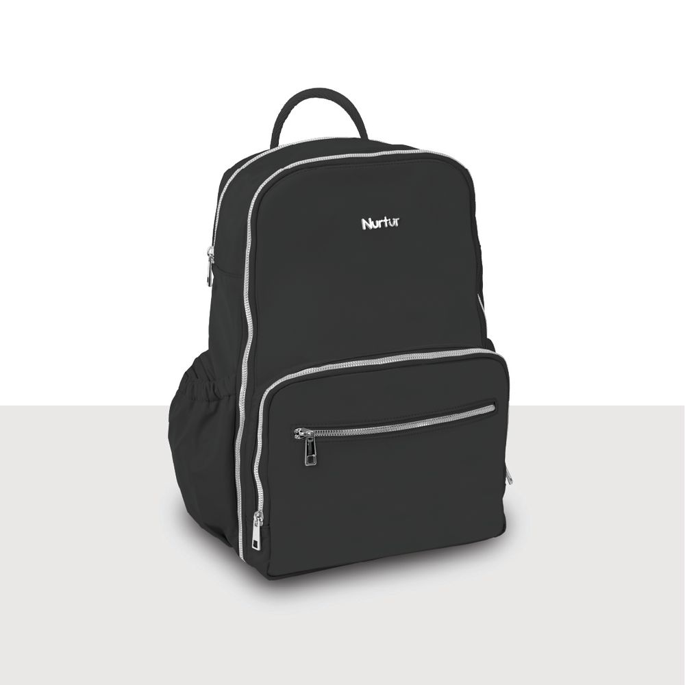 Nurtur Cozi - Maverick Maternity Diaper Backpack - Black