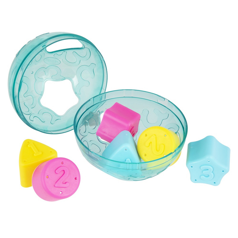 Playgro - Roll And Sort Ball Early Learning Toy Set - Multicolor - 7 Pcs