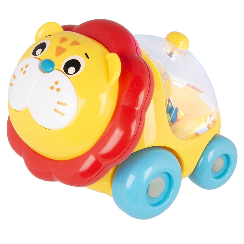 Playgro - Rattle Racer Roary Lion Rattle Toddler Toys