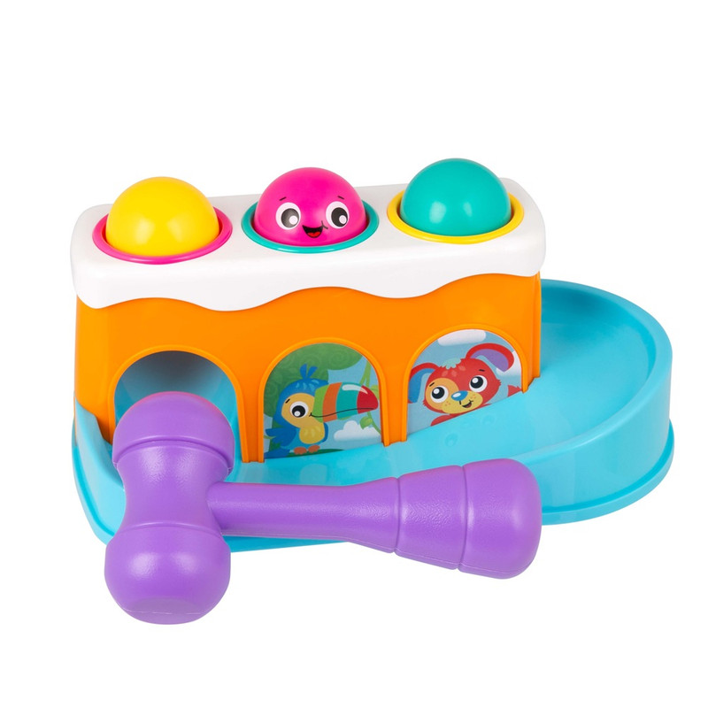 Playgro - Bop N Roll Ramp Hammering Toy Set - Multicolor