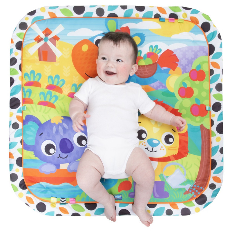 بلاي غرو - مركز اللعب والأنشطة موسيقي مع حصيرة ماء حسّية