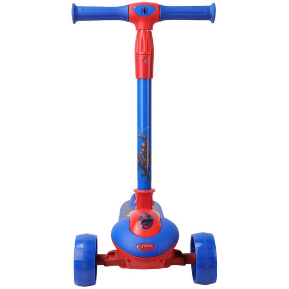 مارفل - سكوتر تويست ثلاثي العجلات قابل للطي يدويًا - سبايدرمان