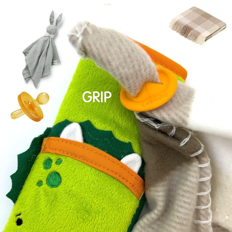 Trunki - Child Seat Belt Strap Cushion Dudley The Dinosaur - Green