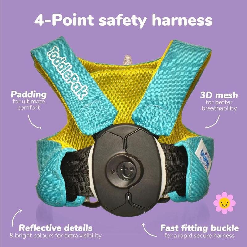 Trunki - Child Safety Harness Una The Unicorn - Teal