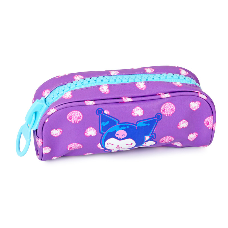 Sanrio - Kuromi Over Size Zipper Stationary Case - Purple