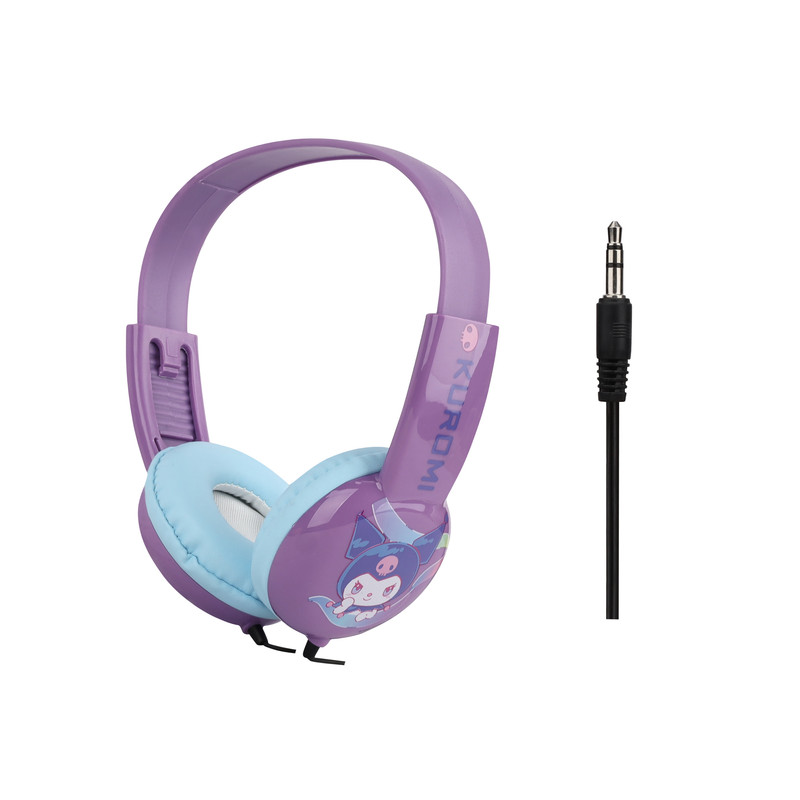 Sanrio - Kids' Kuromi Wired Headphones - Purple
