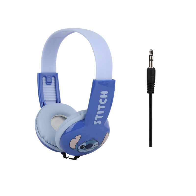 Disney - Kids' Stitch Wired Headphones - Blue