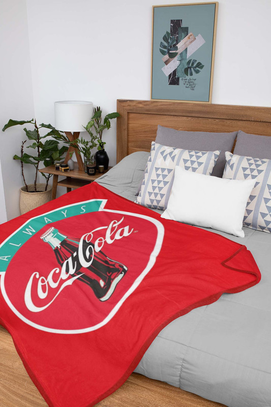 TRUCARE - Coca Cola Flannel Kids Blanket