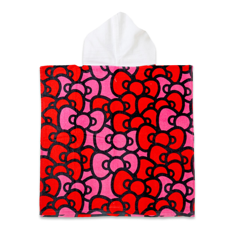 Sanrio Hello Kitty Printed Hooded Poncho - Multicolor