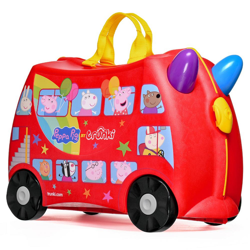 Trunki - Children's Ride-on Suitcase And Kid's Hand Luggage Peppa Pig - Red