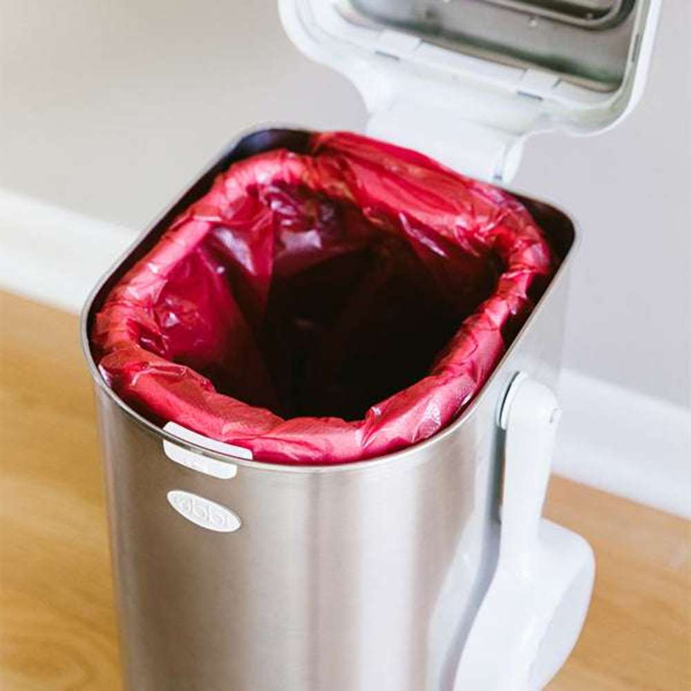 أوبي - أكياس نفايات الحيوانات الأليفة - أحمر - 75 كيسًا