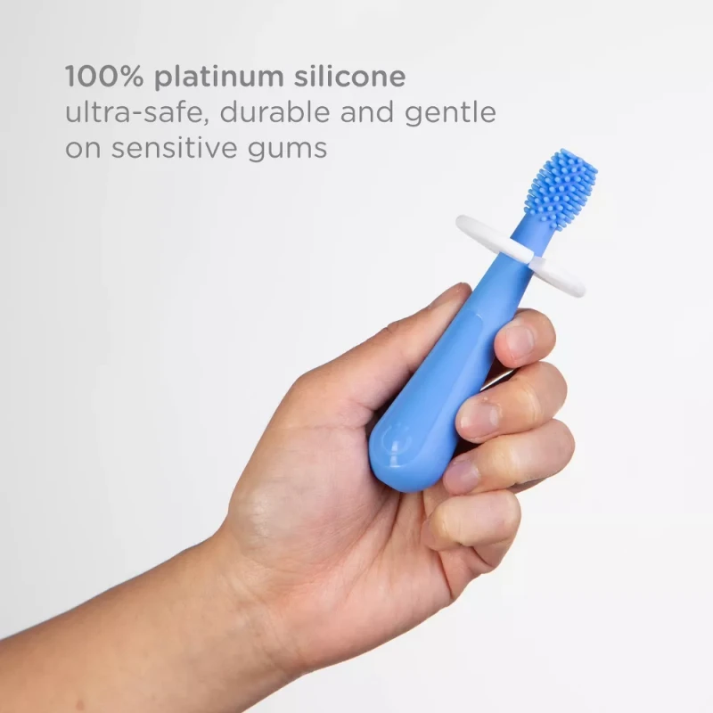 أوبي - فرشاة أسنان لتدريب الأطفال مع واقي أمان