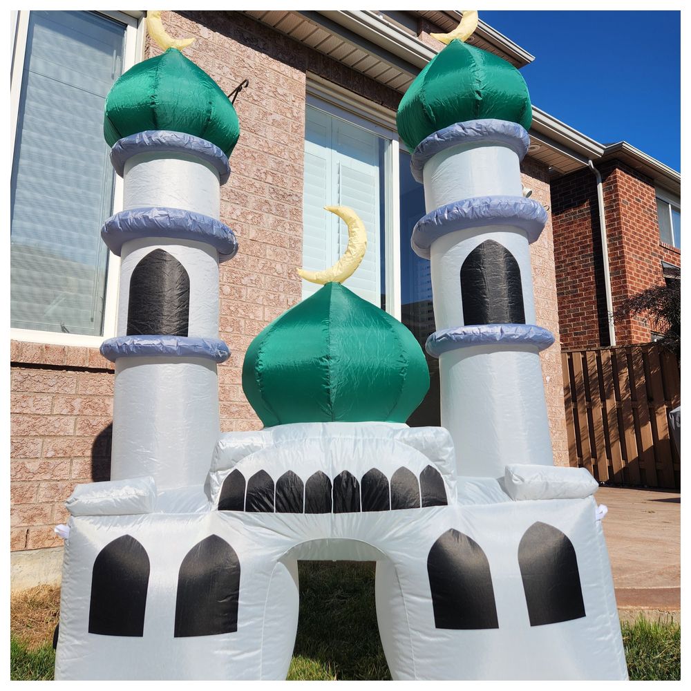 متجر نيو تراديشنز - بالون قابل للنفخ على شكل مسجد أخضر مهيب