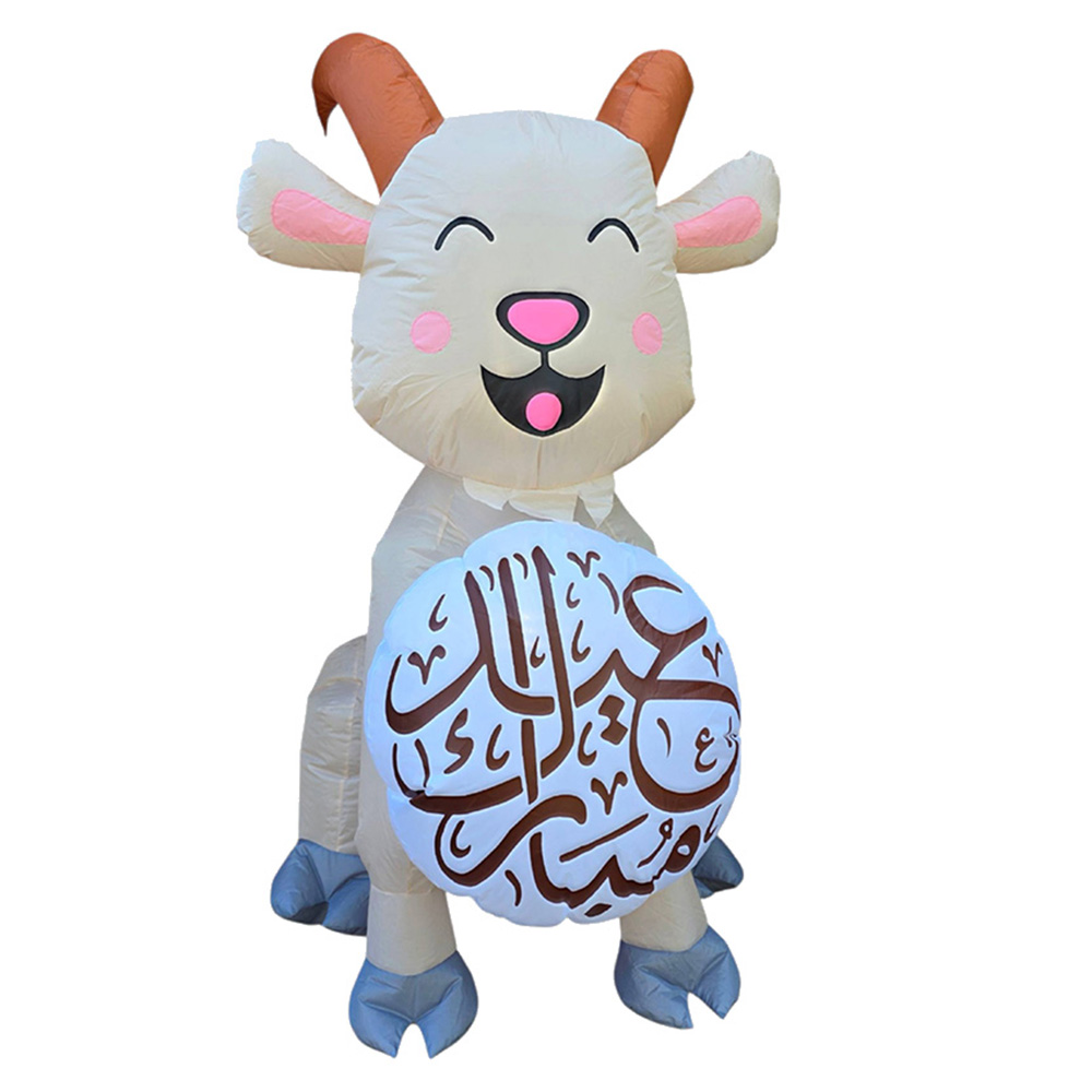 متجر نيو تراديشنز - بالون عيد مبارك قابل للنفخ على شكل ماعز